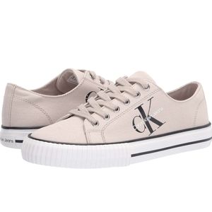 Calvin Klein Men's Fate Light Natural Fabric Sneakers Size 9.5 *BRAND NEW*